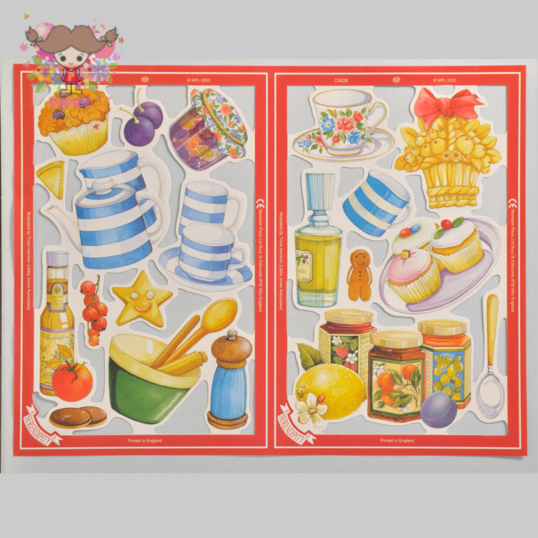Mamelok glossy pictures - Cookery Serendipity Scrap Sheet